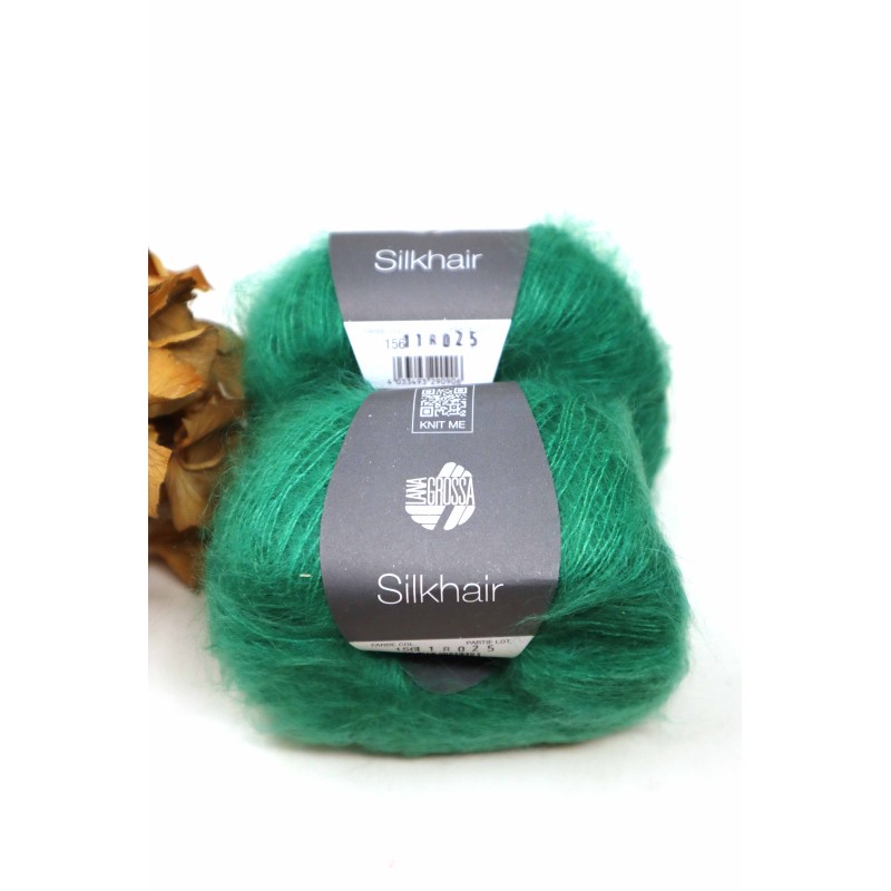 Lana Grossa Silkhair 156 Emerald Green