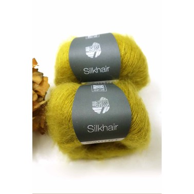 Lana Grossa Silkhair 218 Olive Green