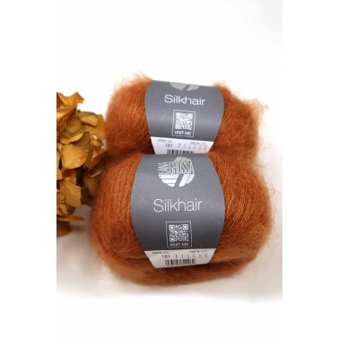 Lana Grossa Silkhair 181 Bronze Brown