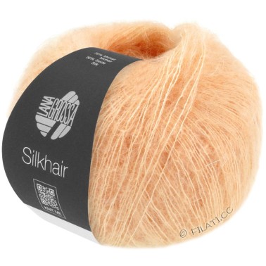 Lana Grossa Silkhair 195 Peach mohair fino muy suave