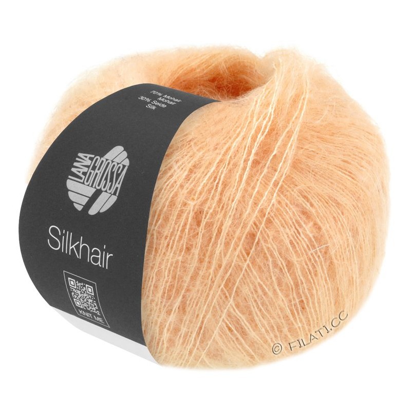 Lana Grossa Silkhair 195 Peach very soft fine mohair