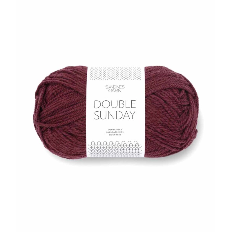 Sandnes Garn Double Sunday 4372 Burgundy