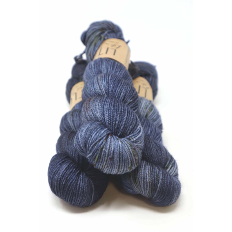 LITLG DK Twist Blue Silver