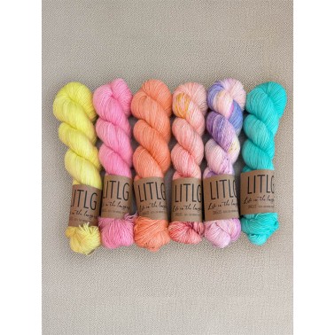 LITLG Singles Set Bright Pop 6 skeins