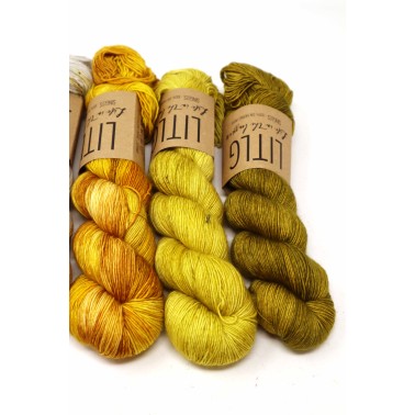 Litlg Singles Set Gold Gray  6 skeins