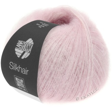 Lana Grossa Silkhair 150 Pastel Lila mohair fino muy suave