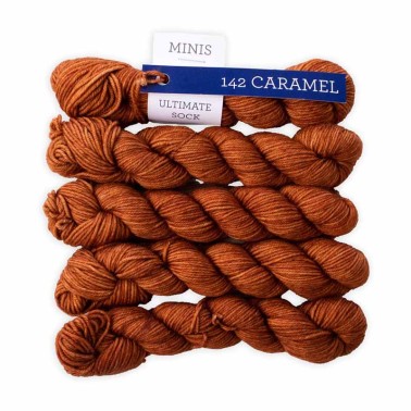 Ultimate Sock Caramel 142 Mini Skein