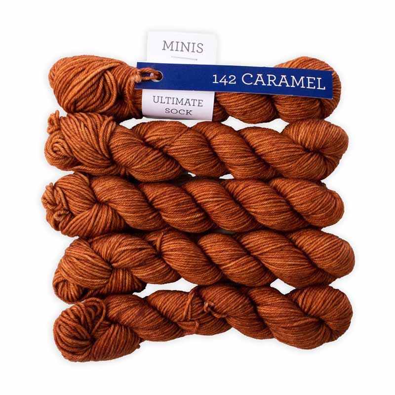Ultimate Sock Caramel 142 Mini Skein