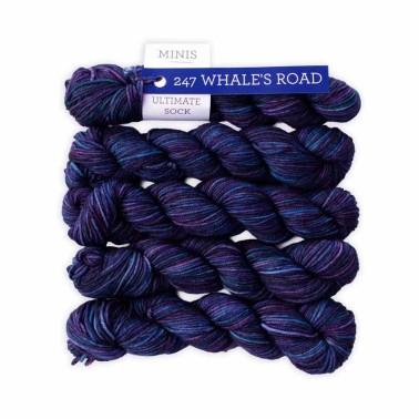 Ultimate Sock Whales Road 247 Mini Skein