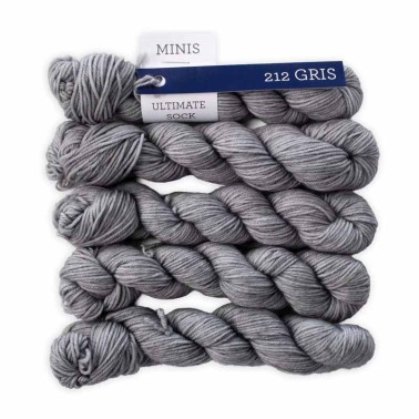 Ultimate Sock Gris 012 Mini Skein