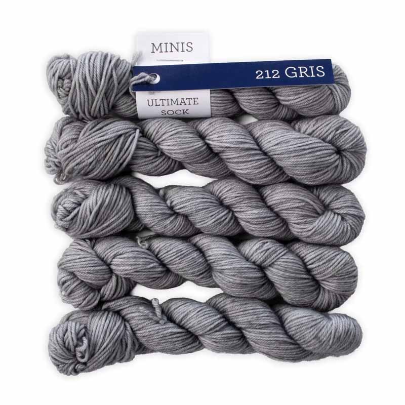 Ultimate Sock Gris 012 Mini Skein