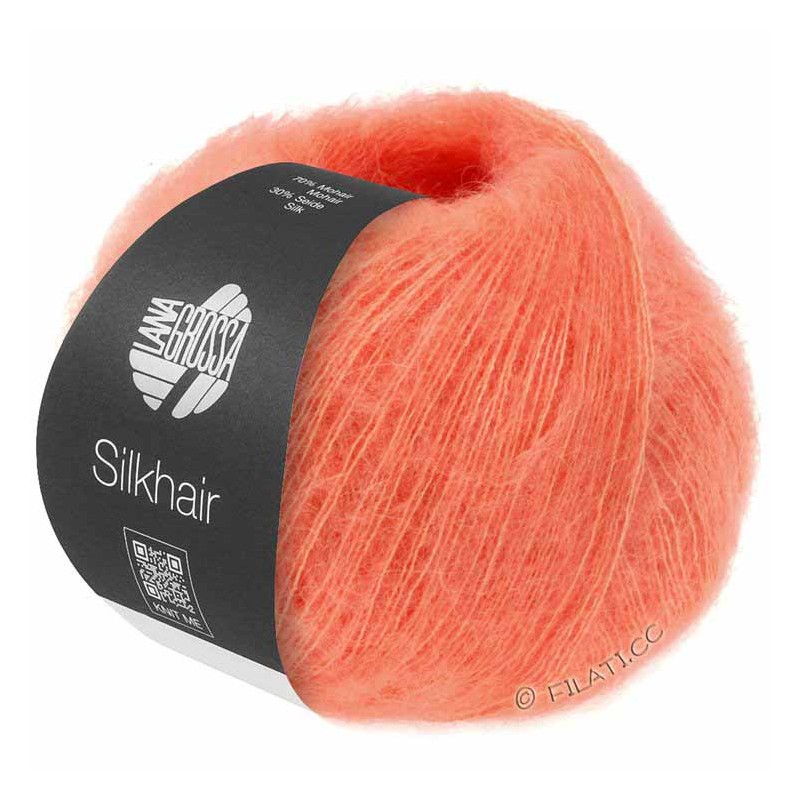 Lana Grossa Silkhair 212 Salmon Pink