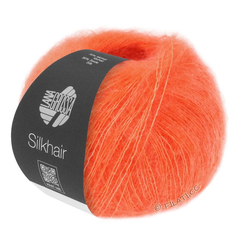Lana Grossa Silkhair 212 Orange Pink