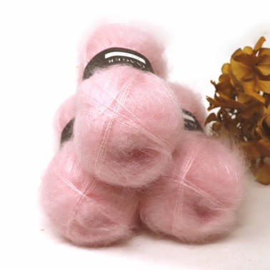 Isager Silk Mohair 27 Baby Pink