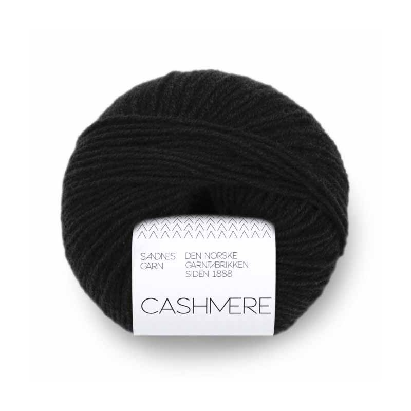 Cashmere 1099 Black Sandnes Garn