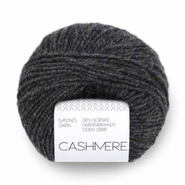 Cashmere 1088 Charcoal Melange Sandnes Garn