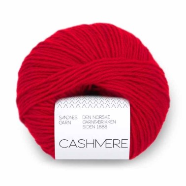 Cashmere 4219 True Red Sandnes Garn