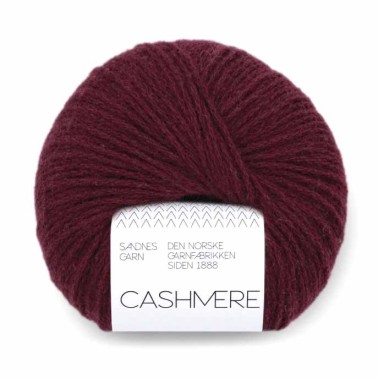 Cashmere 4372 Burgundy Sandnes Garn