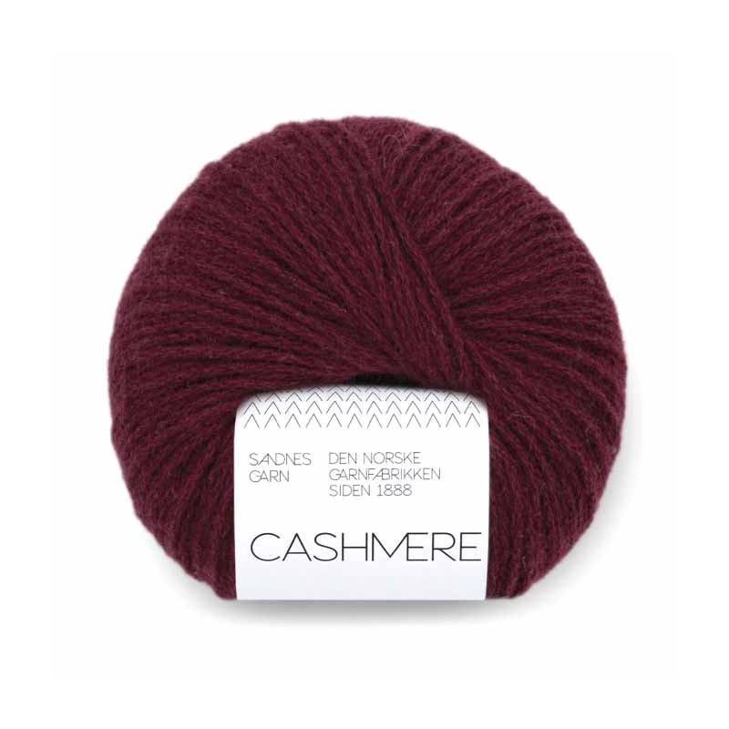 Cashmere 4372 Burgundy Sandnes Garn