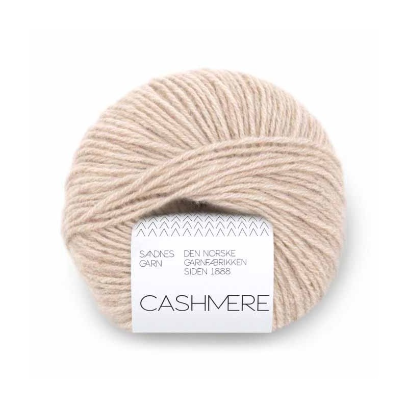 Cashmere 3021 Beige Melange Sandnes Garn