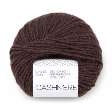 Cashmere 3082 Dark Brown Sandnes Garn