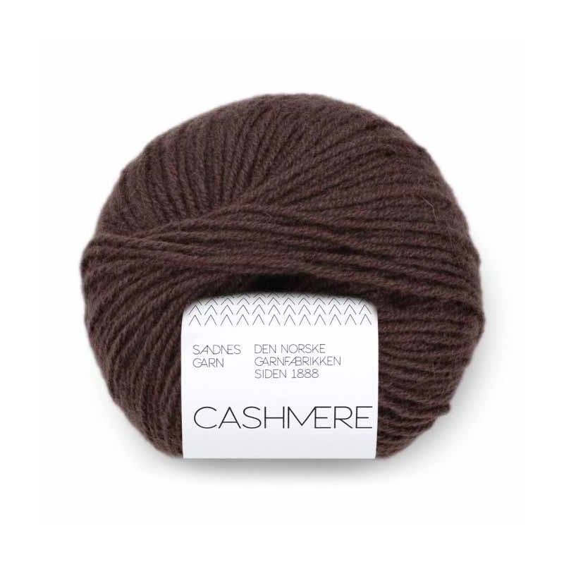 Cashmere 3082 Dark Brown Sandnes Garn