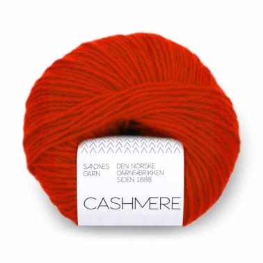 Cashmere 4018 Scarlet Red Sandnes Garn