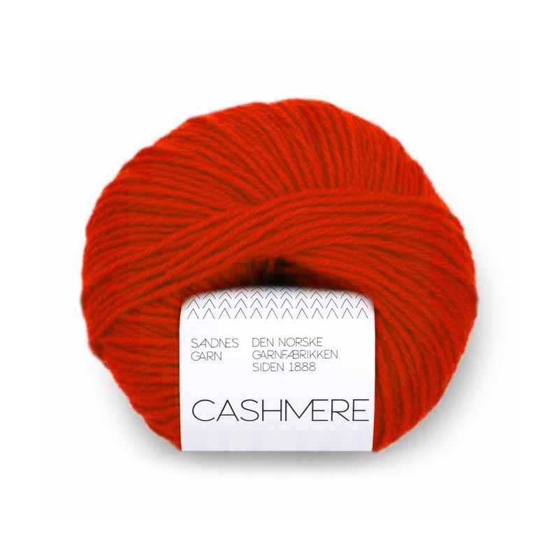 Cashmere 4018 Scarlet Red Sandnes Garn