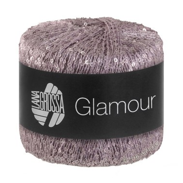 Lana Grossa Glamour 02 Purple Grey
