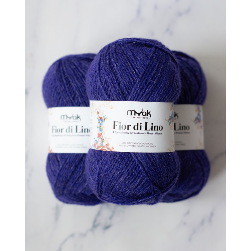 mYak Flor di Lino Deep Iris