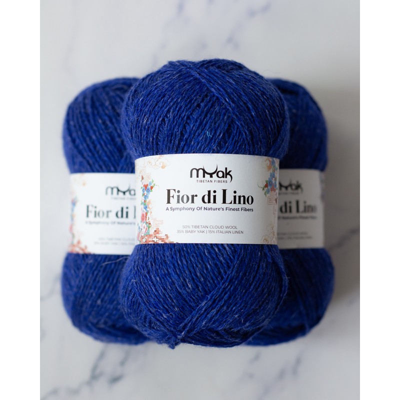 mYak Flor di Lino Blue Saphire