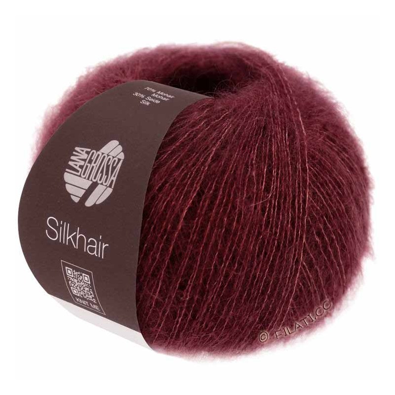 Lana Grossa Silkhair 177 Dark Red