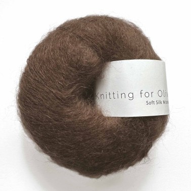 Soft Silk Mohair Chocolate RMS Knitting for Olive