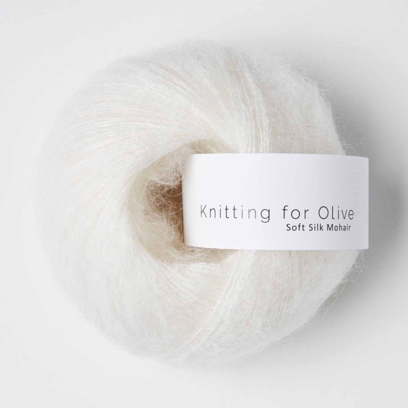 Soft Silk Mohair Snowflake RMS Knitting for Olive