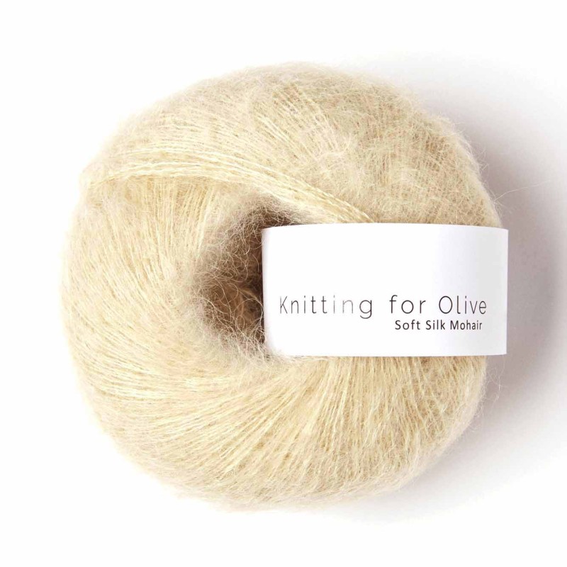 Soft Silk Mohair Wheat RMS Knitting for Olive