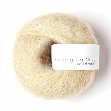 Soft Silk Mohair Wheat RMS Knitting for Olive