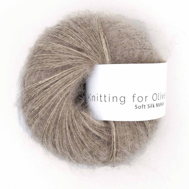 Soft Silk Mohair Cardamom RMS Knitting for Olive