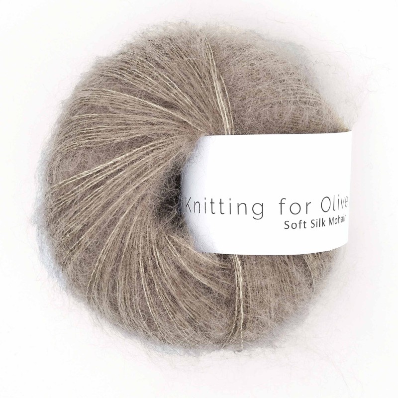 Soft Silk Mohair Cardamom RMS Knitting for Olive