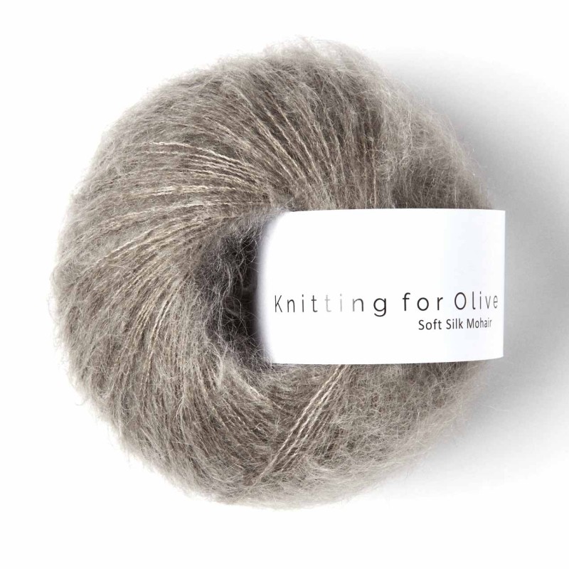 Knitting For Olive Soft Silk Mohair Dusty Moose Mohair Strong, Responsibly and ethically sourced
