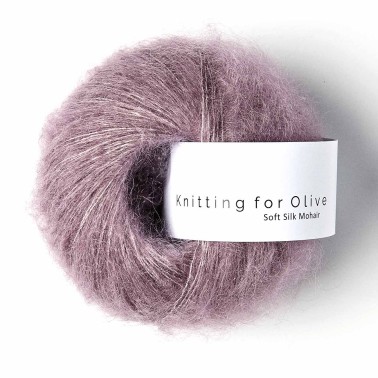 Soft Silk Mohair Artichoke Purple RMS Knitting for Olive