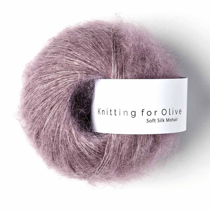 Soft Silk Mohair Artichoke Purple RMS Knitting for Olive