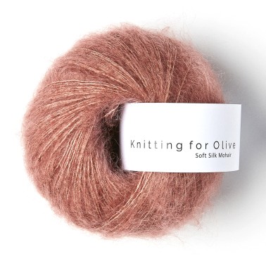 Soft Silk Mohair Plum Rose RMS Knitting for Olive