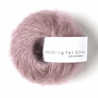Soft Silk Mohair Dusty Rose RMS Knitting for Olive