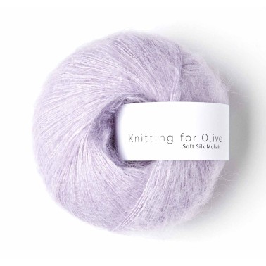 Knitting For Olive Soft Silk Mohair Unicorn Purple, mohair duradero y obtenido éticamente