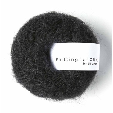 Soft Silk Mohair Licorice RMS Knitting for Olive