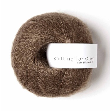 Soft Silk Mohair Bark RMS Knitting for Olive