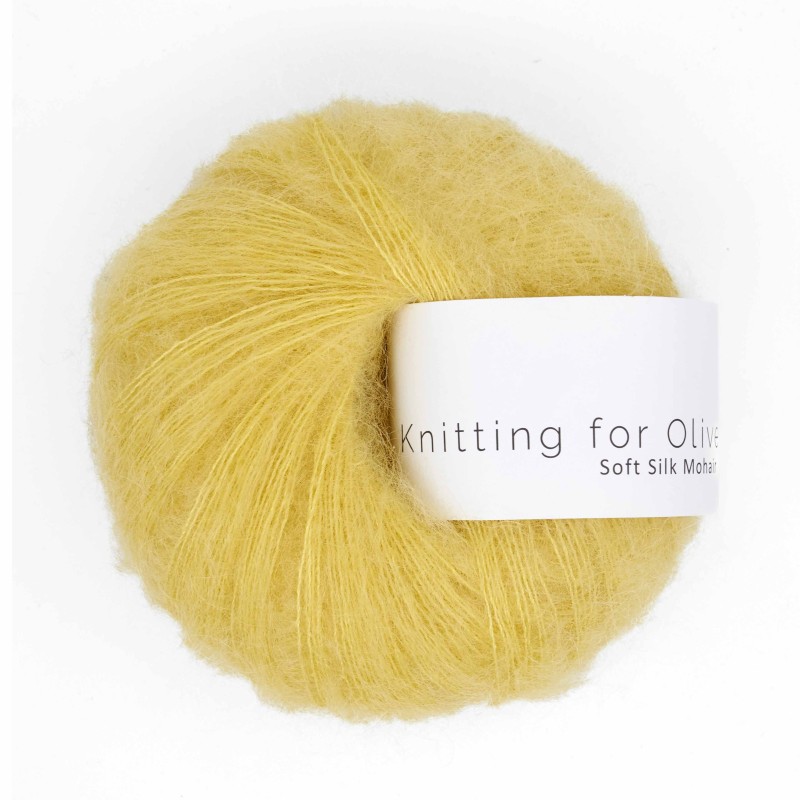Soft Silk Mohair Buttercup RMS Knitting for Olive