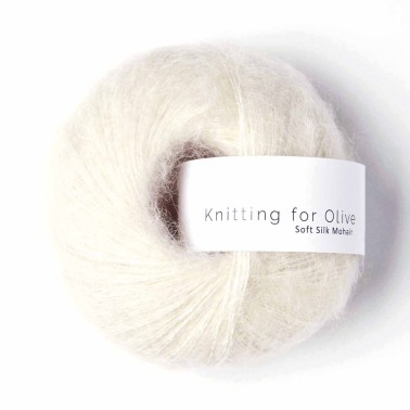 Soft Silk Mohair Cream RMS Knitting for Olive
