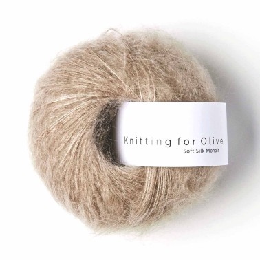 Soft Silk Mohair Linen RMS Knitting for Olive