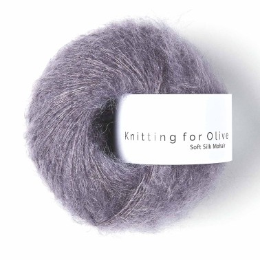 Soft Silk Mohair Dusty Violet RMS Knitting for Olive